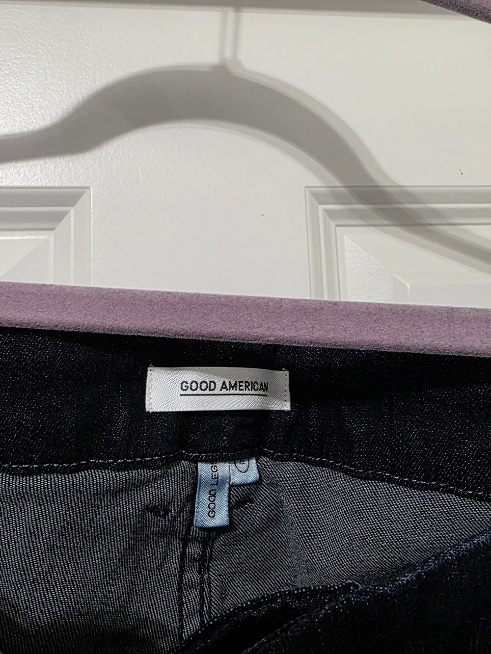 Good American Good Legs Dark Wash High-Rise Skinny Jeans - Picture 4 of 6